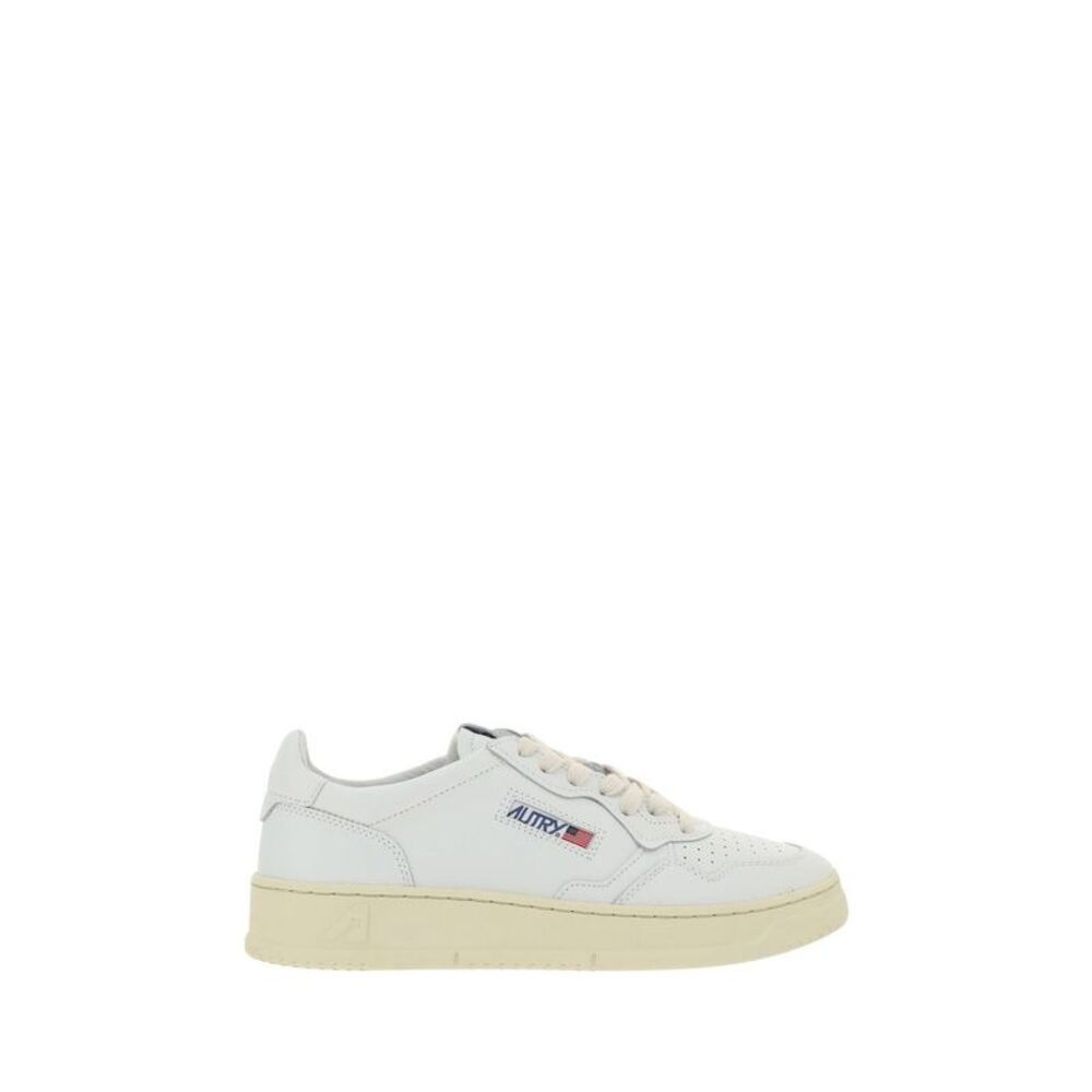 Autry White Calf Leather Bos Taurus Men's Sneakers